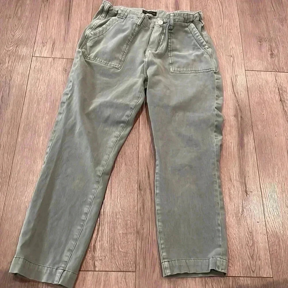 Silver Jeans Utility Slim Crops W27L25 - Picture 4 of 6